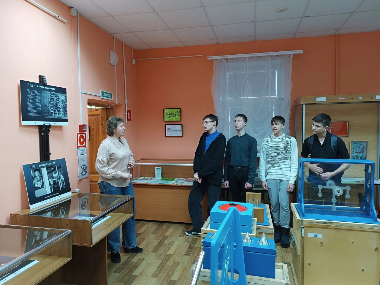 Посещение Обоянского краеведческого музея. Посещение Обоянского краеведческого музея..