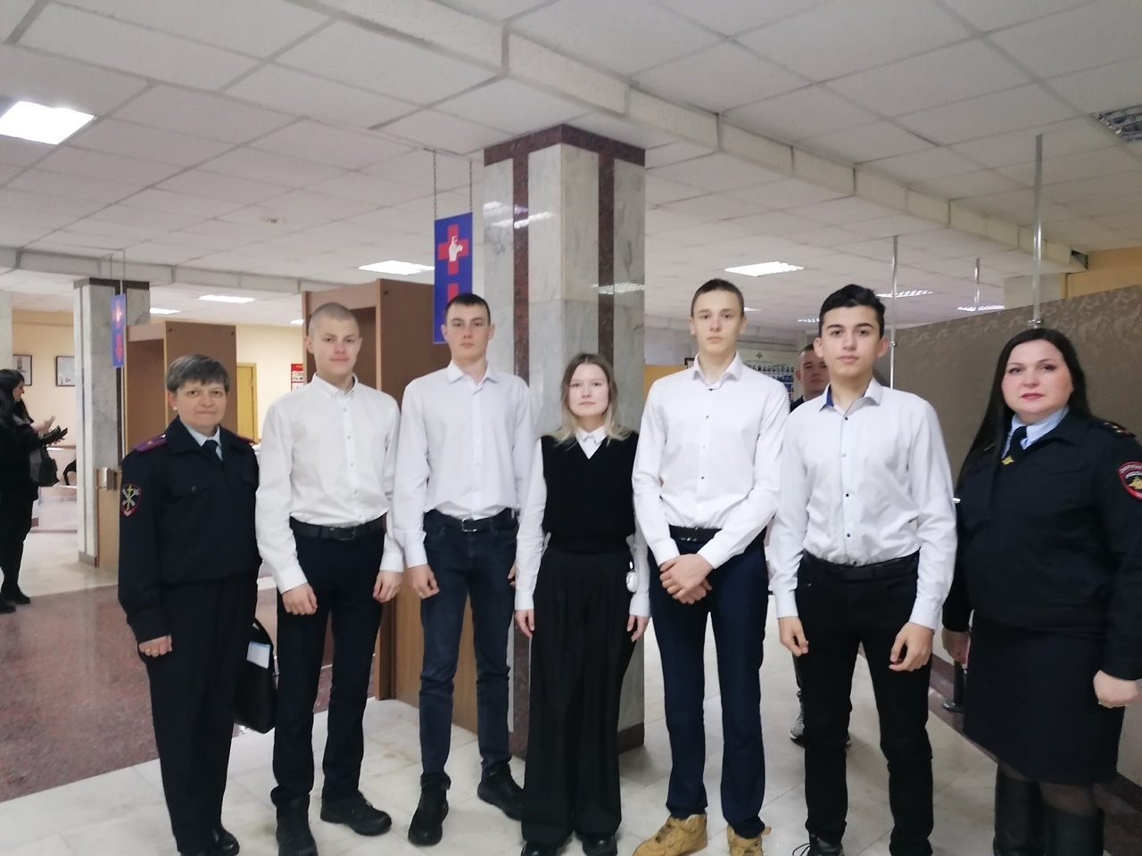 Посещение Музея истории Курской полиции.